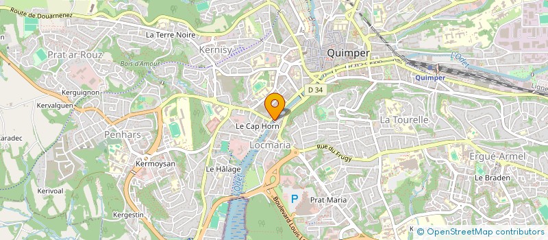 localisation de l'entreprise MADAME ANNICK LE REST  BREST
