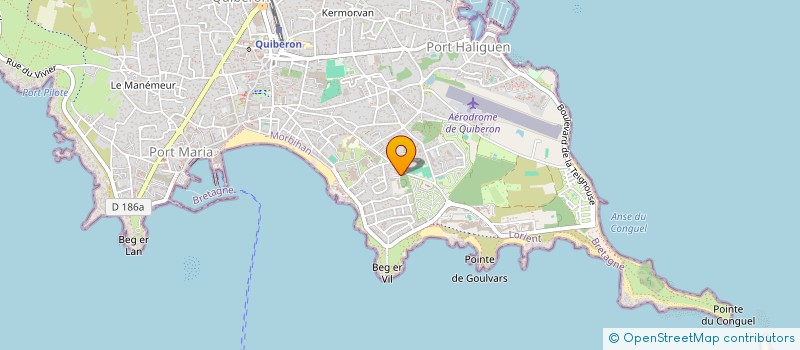 localisation de l'entreprise MADAME ANNICK LE TALLEC  QUIBERON