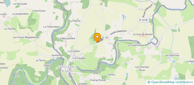 localisation de l'entreprise MADAME ANNICK LEBAILLY à SAINT-CENERI-LE-GEREI