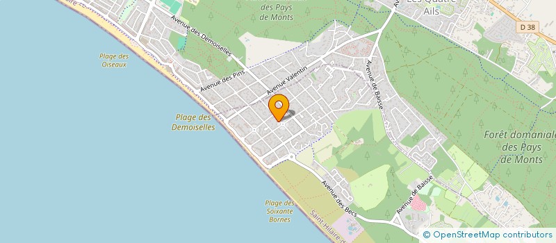 localisation de l'entreprise MADAME ANNICK LEBLOND à SAINT-HILAIRE-DE-RIEZ