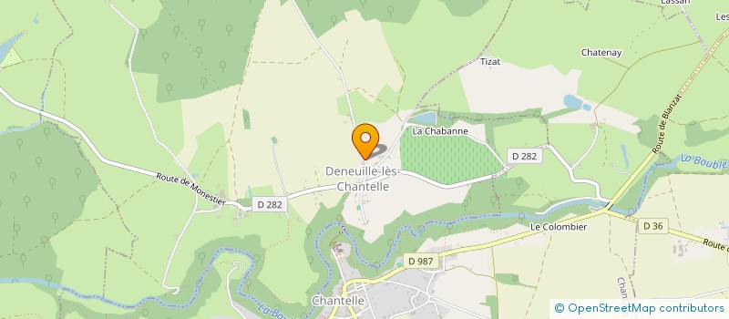 localisation de l'entreprise MADAME ANNICK LECERF  DENEUILLE-LES-CHANTELLE