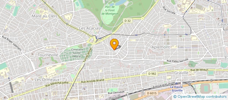 localisation de l'entreprise MADAME ANNICK LEFEBVRE à LE HAVRE