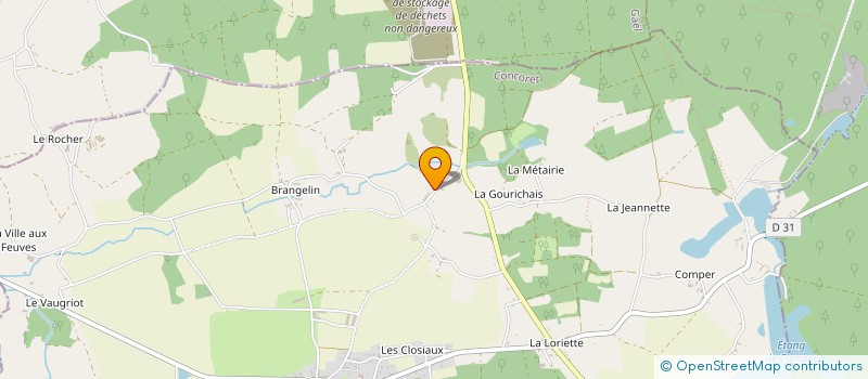 localisation de l'entreprise MADAME ANNICK LEFEUVRE à CONCORET