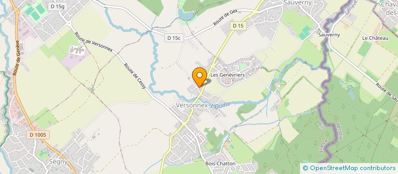 localisation de l'entreprise MADAME ANNICK LEFRERE  VERSONNEX