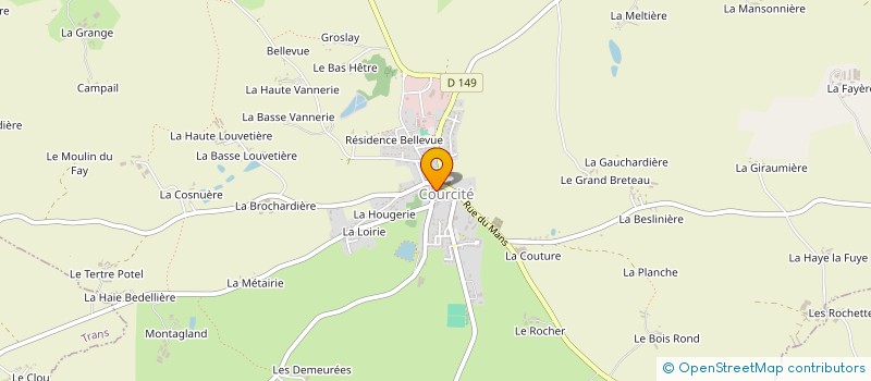 localisation de l'entreprise MADAME ANNICK LEGENDRE à LOUPFOUGERES