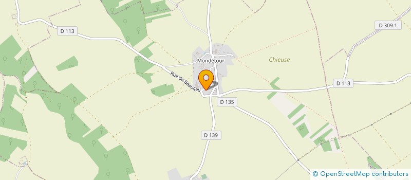localisation de l'entreprise MADAME ANNICK LEGER-THEAU à LE BOULLAY-LES-DEUX-EGLISES
