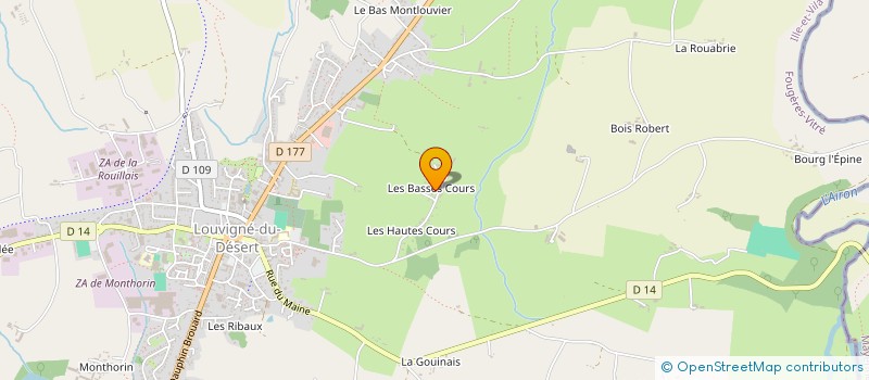 localisation de l'entreprise MADAME ANNICK LEHERICEY  LOUVIGNE-DU-DESERT