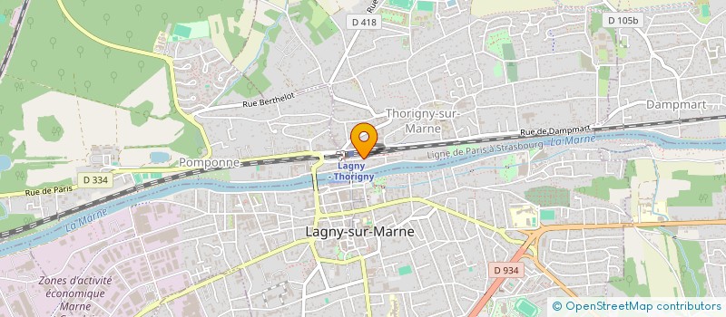 localisation de l'entreprise MADAME ANNICK LEMARECHAL à THORIGNY-SUR-MARNE