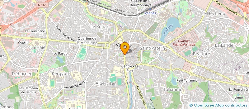 localisation de l'entreprise MADAME ANNICK LEMBREZ à VANNES