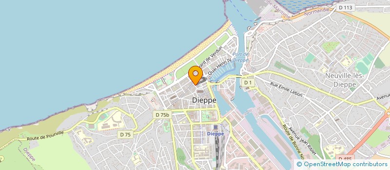 localisation de l'entreprise MADAME ANNICK LEMERCIER  DIEPPE