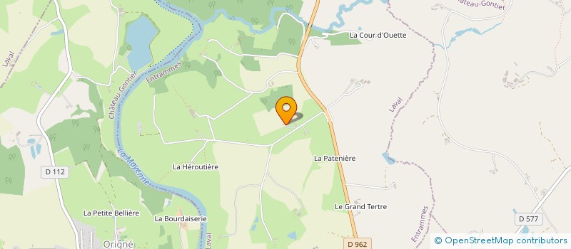 localisation de l'entreprise MADAME ANNICK LENAIN à ENTRAMMES