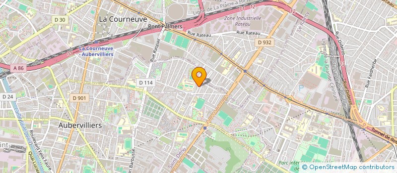 localisation de l'entreprise MADAME ANNICK LENO à AUBERVILLIERS