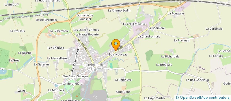 localisation de l'entreprise MADAME ANNICK LENOIR  LOUVIGNE-DE-BAIS