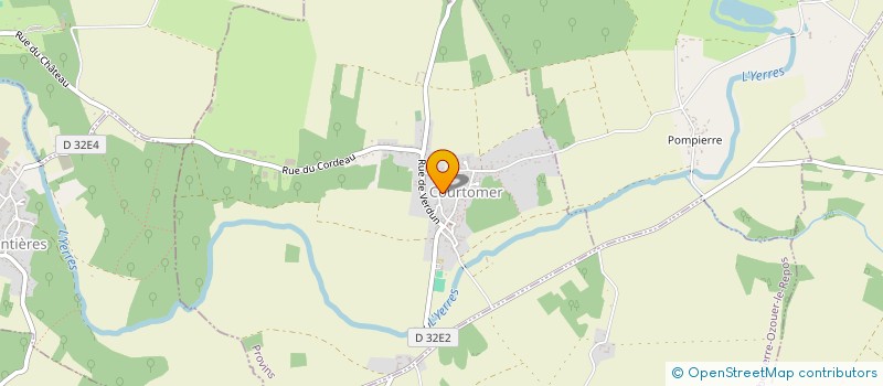 localisation de l'entreprise MADAME ANNICK LEPAGE à COURTOMER
