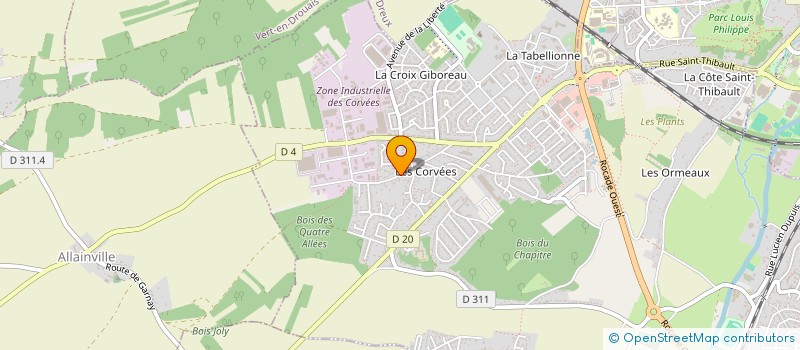 localisation de l'entreprise MADAME ANNICK LEPARC à VERNOUILLET