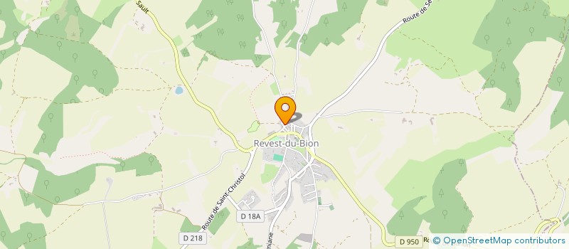 localisation de l'entreprise MADAME ANNICK LEPELTIER  REVEST-DU-BION