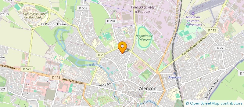 localisation de l'entreprise MADAME ANNICK LERAITRE à ALENCON
