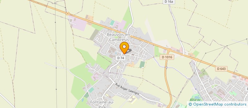 localisation de l'entreprise MADAME ANNICK LESAGE à BEAUVOIS-EN-CAMBRESIS