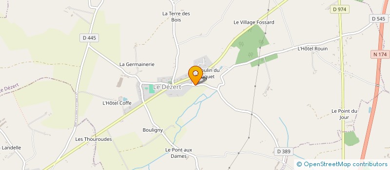 localisation de l'entreprise MADAME ANNICK LESIEUR  LE DEZERT