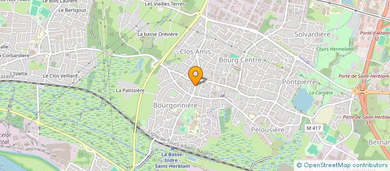 localisation de l'entreprise MADAME ANNICK LEVASSEUR  SAINT-HERBLAIN