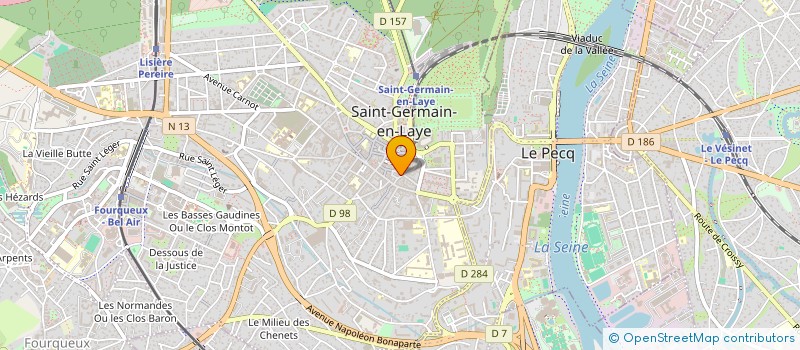 localisation de l'entreprise MADAME ANNICK LOCATELLI  SAINT-GERMAIN-EN-LAYE