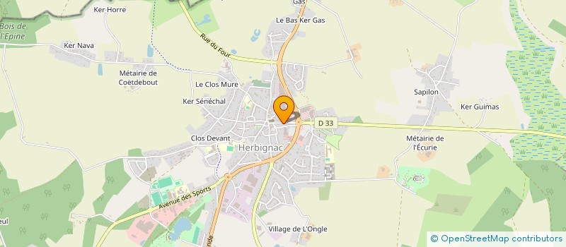 localisation de l'entreprise MADAME ANNICK LOGODIN à HERBIGNAC