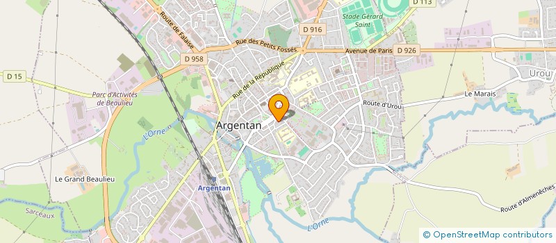 localisation de l'entreprise MADAME ANNICK LOHIER  ARGENTAN