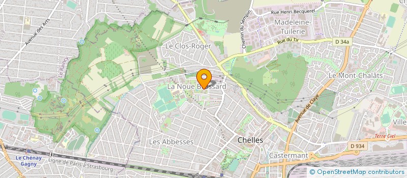 localisation de l'entreprise MADAME ANNICK MAINAUD à CHELLES