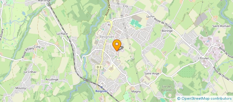 localisation de l'entreprise MADAME ANNICK MAIROT à REIGNIER-ESERY
