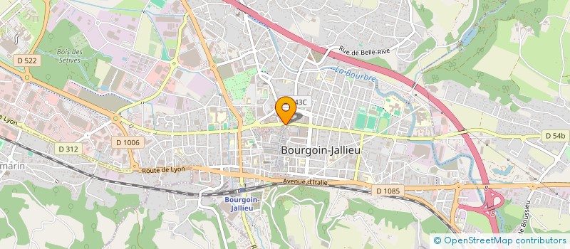 localisation de l'entreprise MADAME ANNICK MAITRE à BOURGOIN-JALLIEU