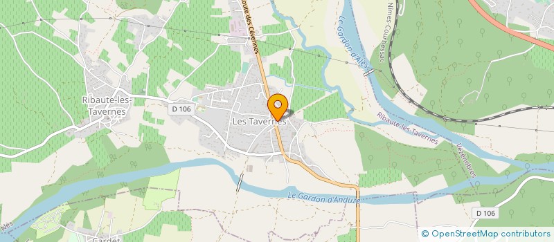 localisation de l'entreprise MADAME ANNICK MALAVAL  RIBAUTE-LES-TAVERNES