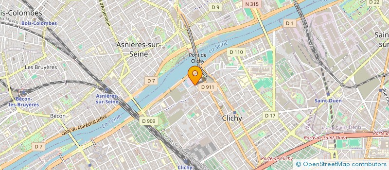 localisation de l'entreprise MADAME ANNICK MALGARIN à CLICHY