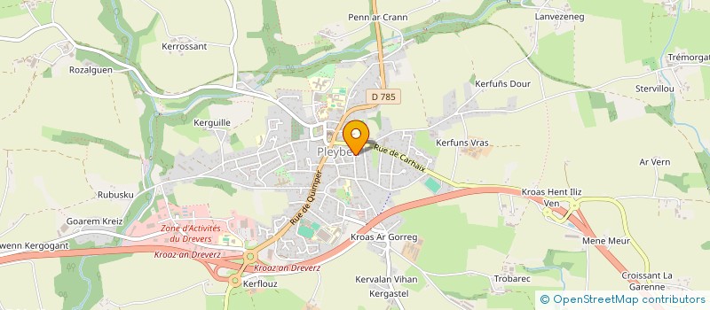 localisation de l'entreprise MADAME ANNICK MALLEGOL  PLEYBEN