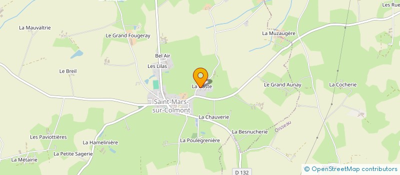 localisation de l'entreprise MADAME ANNICK MAREAU à SAINT-MARS-SUR-COLMONT