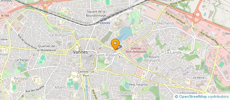 localisation de l'entreprise MADAME ANNICK MARIE CLAUDE BRIAND à VANNES