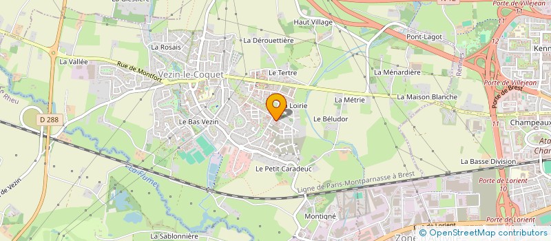 localisation de l'entreprise MADAME ANNICK MARIE-LOUISE  VEZIN-LE-COQUET