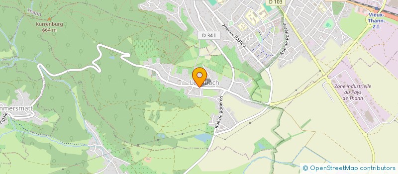 localisation de l'entreprise MADAME ANNICK MARTIN  LEIMBACH