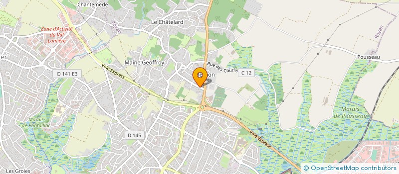 localisation de l'entreprise MADAME ANNICK MASSE  ROYAN