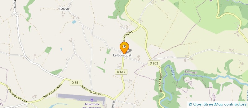 localisation de l'entreprise MADAME ANNICK MAZEL  CASSAGNES-BEGONHES