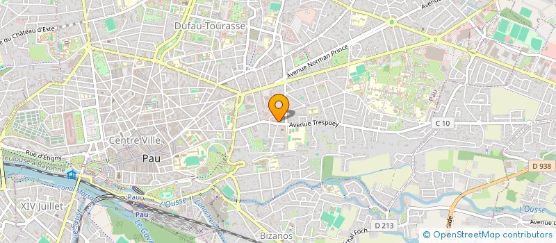 localisation de l'entreprise MADAME ANNICK MERIENNE à PAU
