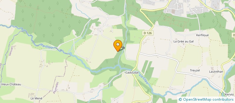 localisation de l'entreprise MADAME ANNICK MEUR  PLUMELEC