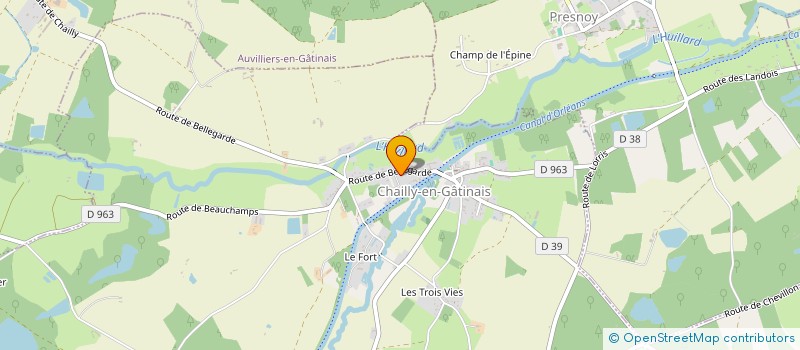 localisation de l'entreprise MADAME ANNICK MICHAUX à LORRIS