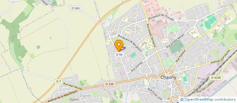 localisation de l'entreprise MADAME ANNICK MIETTON  CHAUNY