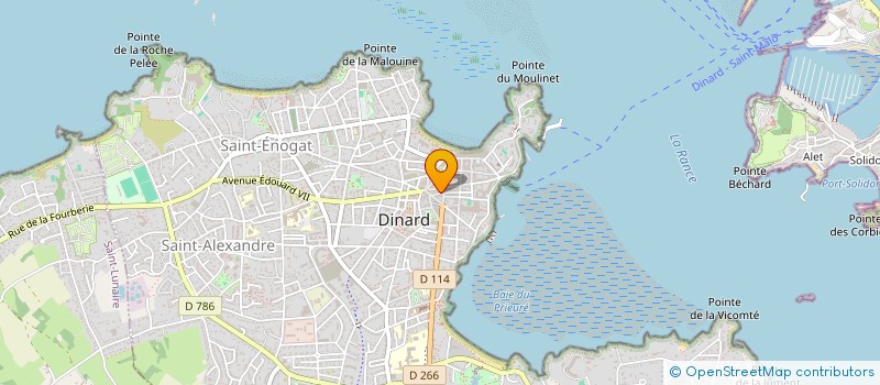localisation de l'entreprise MADAME ANNICK MILLET à DINARD