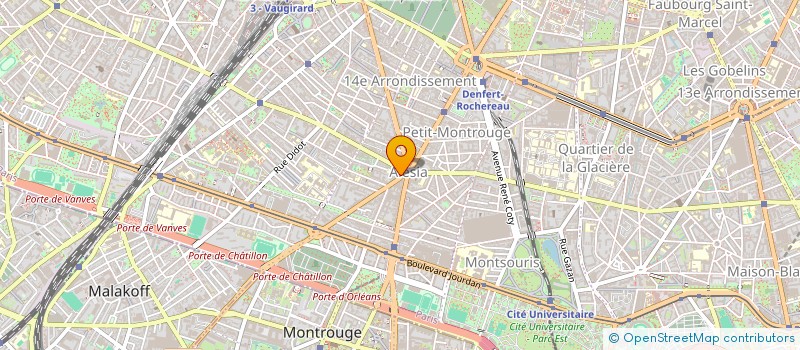 localisation de l'entreprise MADAME ANNICK MONGIN à PARIS