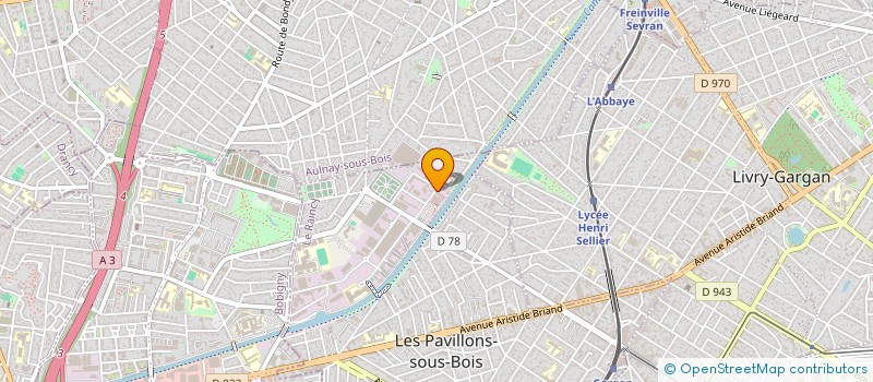 localisation de l'entreprise MADAME ANNICK MONTE  LES PAVILLONS-SOUS-BOIS