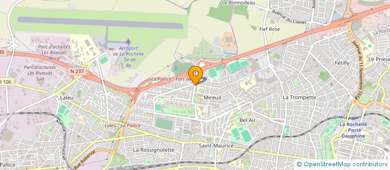 localisation de l'entreprise MADAME ANNICK MORIN  LA ROCHELLE