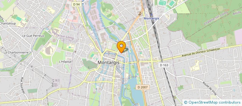 localisation de l'entreprise MADAME ANNICK MORIN à MONTARGIS