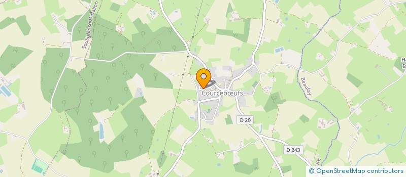 localisation de l'entreprise MADAME ANNICK MOUBECHE  LA SUZE SUR SARTHE