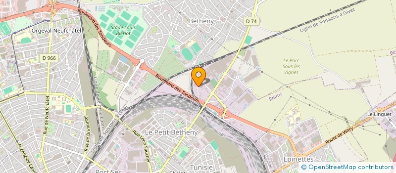 localisation de l'entreprise MADAME ANNICK MOURRA  BETHENY